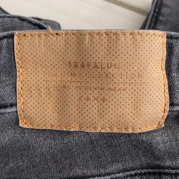 Zara TRF Gray Mid Rise Skinny Jeans - Picture 5 of 6